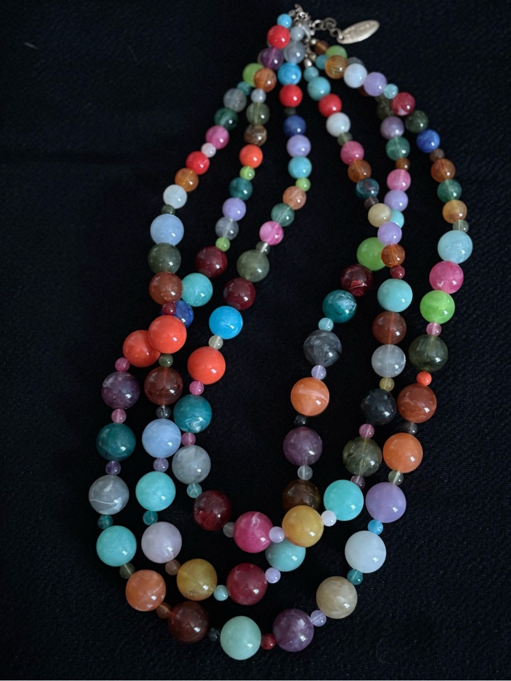 Vintage Multicolor Beaded Women’s Necklace